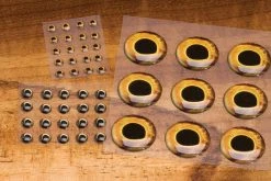 Hareline Dubbin Fish Skull Living Eyes Beads, Cones & Eyes