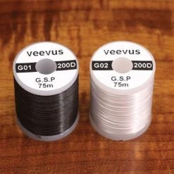 Hareline Dubbin Veevus GSP 200 Thread, Tinsel & Wire