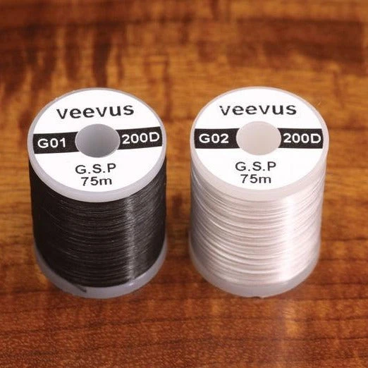 Hareline Dubbin Veevus GSP 200 Thread, Tinsel & Wire - Premium Fly Tying Supplies 1 Hareline Dubbin Veevus GSP 200 Thread, Tinsel & Wire