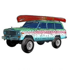 Boneyard Fly Gear Gifts & Accessories Boneyard Trout Bum Decal