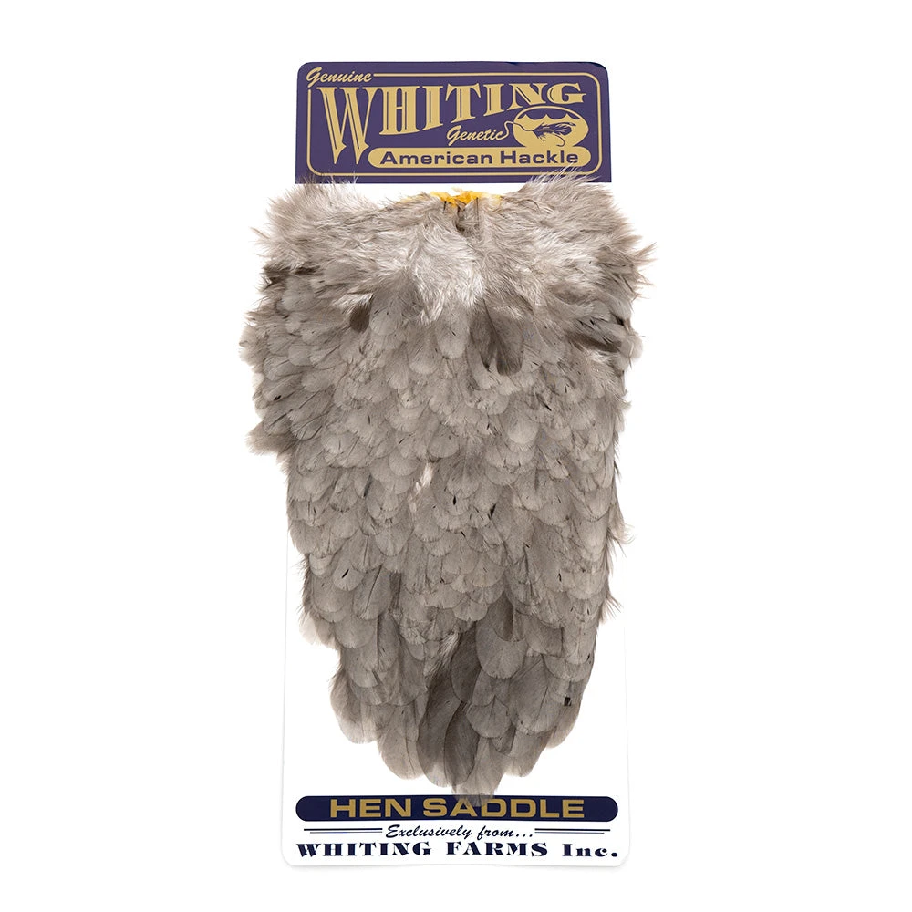 Nature's Spirit Whiting American Hen Saddles for Fly Tying | Premium Feathers & Hackle 15 Nature's Spirit Feathers & Hackle Whiting American Hen Saddles