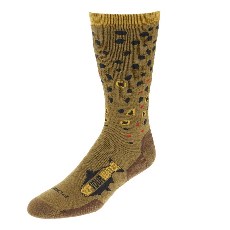 Rep Your Water Brown Trout Socks - Unique Fishing Gifts & Accessories 2 Gifts & Accessories Rep Your Water Brown Trout Socks