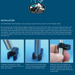 Peak Fishing Peak Bobbin Rest Assembly