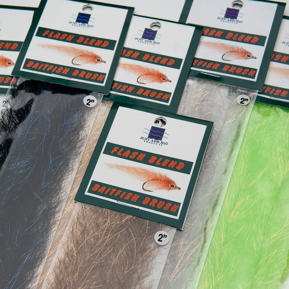 Renzetti Flash Blend Baitfish Brush - Premium Chenille, Braid & Body Materials for Fly Tying 1 Renzetti Flash Blend Baitfish Brush Chenille, Braid & Body Materials