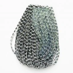 Hareline Dubbin Chenille, Braid & Body Materials Barred Crazy Legs