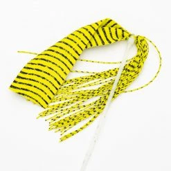 Wapsi Fly Barred Round Rubber Chenille, Braid & Body Materials