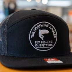 ATS Printing Northern Angler Circle Logo Flat Bill Snapback