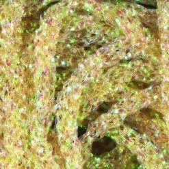 Hareline Dubbin Chenille, Braid & Body Materials Dyed Pearl Diamond Braid