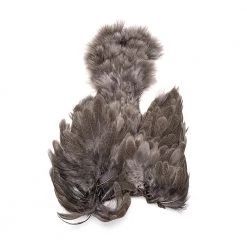 Nature's Spirit Whiting Brahma Hen Saddles With Chickabou Feathers & Hackle