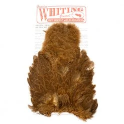Nature's Spirit Whiting Brahma Hen Saddles With Chickabou Feathers & Hackle
