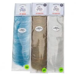 The Northern Angler Fly Shop 38 Hareline Dubbin Senyo Chromatic Brush 3.0 Inch Chenille, Braid & Body Materials