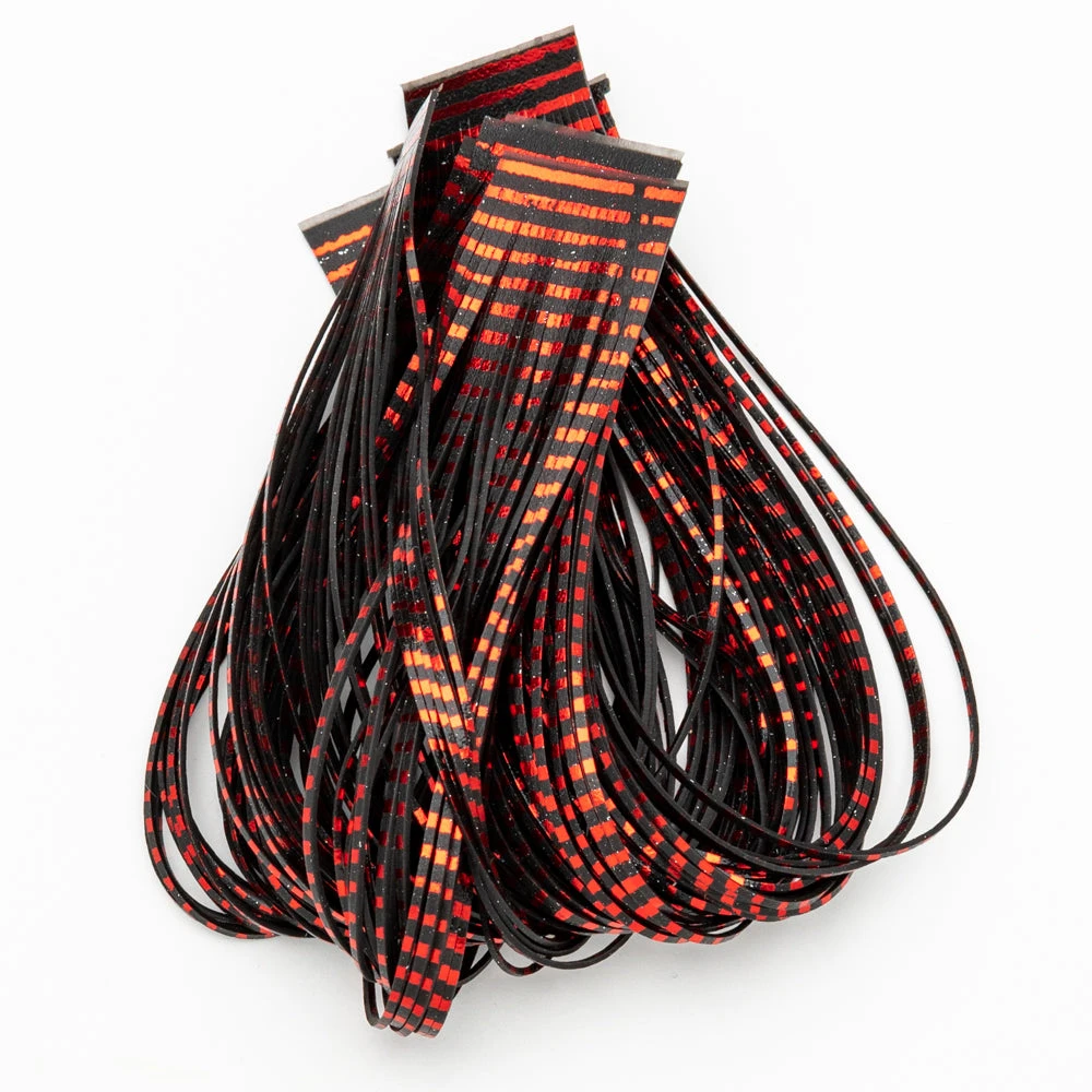 Wapsi Fly Barred Sili Legs - Premium Fly Tying Material for Realistic Fly Patterns 8 Wapsi Fly Barred Sili Legs