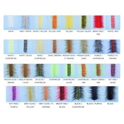Hareline Dubbin Ep Craft Fur Brush 3 Inch Chenille, Braid & Body Materials