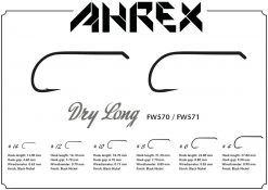 Hareline Dubbin Ahrex 570 Long Dry Fly