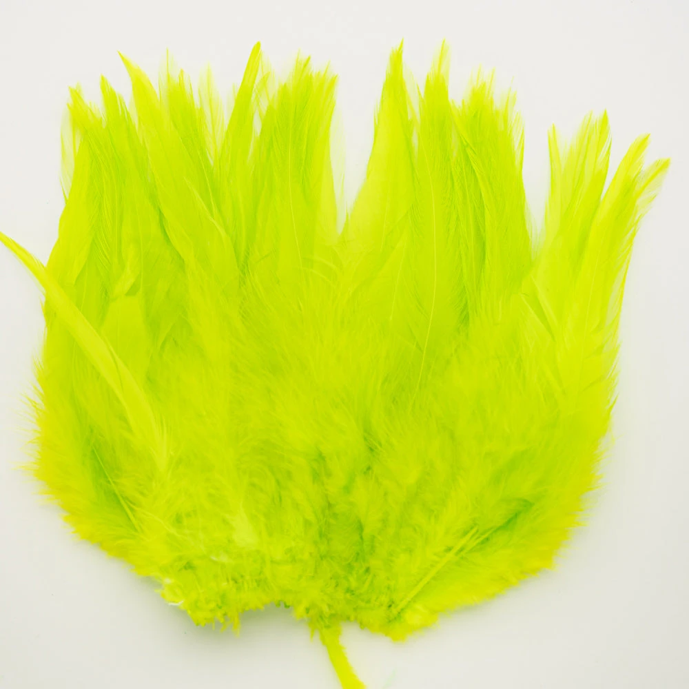 Wapsi Fly Strung Dyed Rooster Saddles - Premium Fly Tying Feathers for Fishing Flies 10 Wapsi Fly Strung Dyed Rooster Saddles