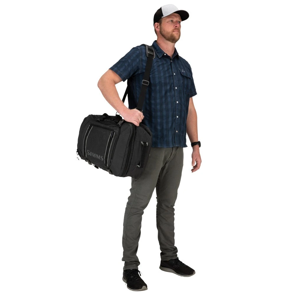 Simms GTS Tri-Carry Duffle - Durable Fly Fishing Gear Bag for Anglers 5 Simms Fishing Simms GTS Tri-Carry Duffle