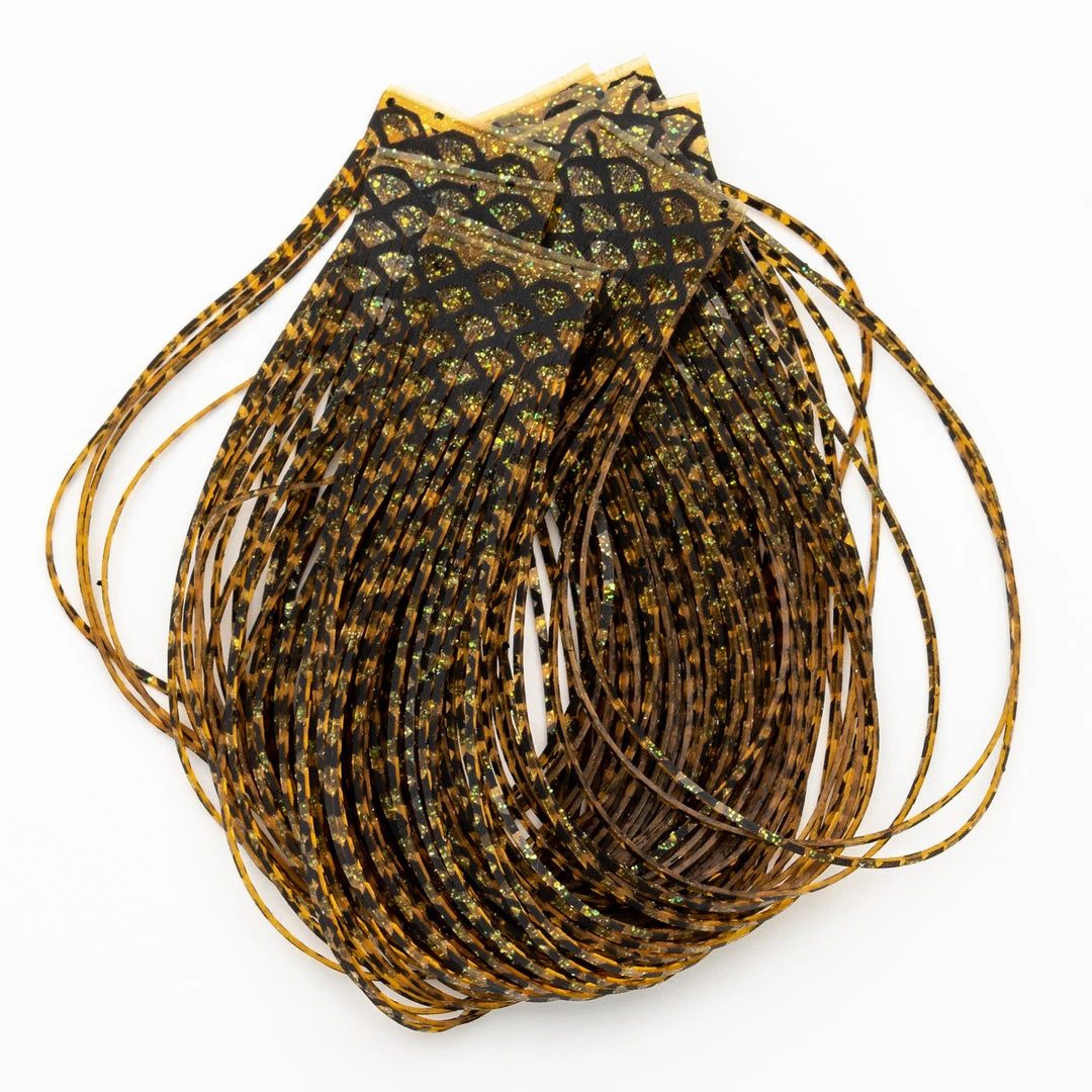 Hareline Dubbin Chenille, Braid & Body Materials Barred Crazy Legs - Premium Fly Tying Supplies 7 Hareline Dubbin Chenille, Braid & Body Materials Barred Crazy Legs