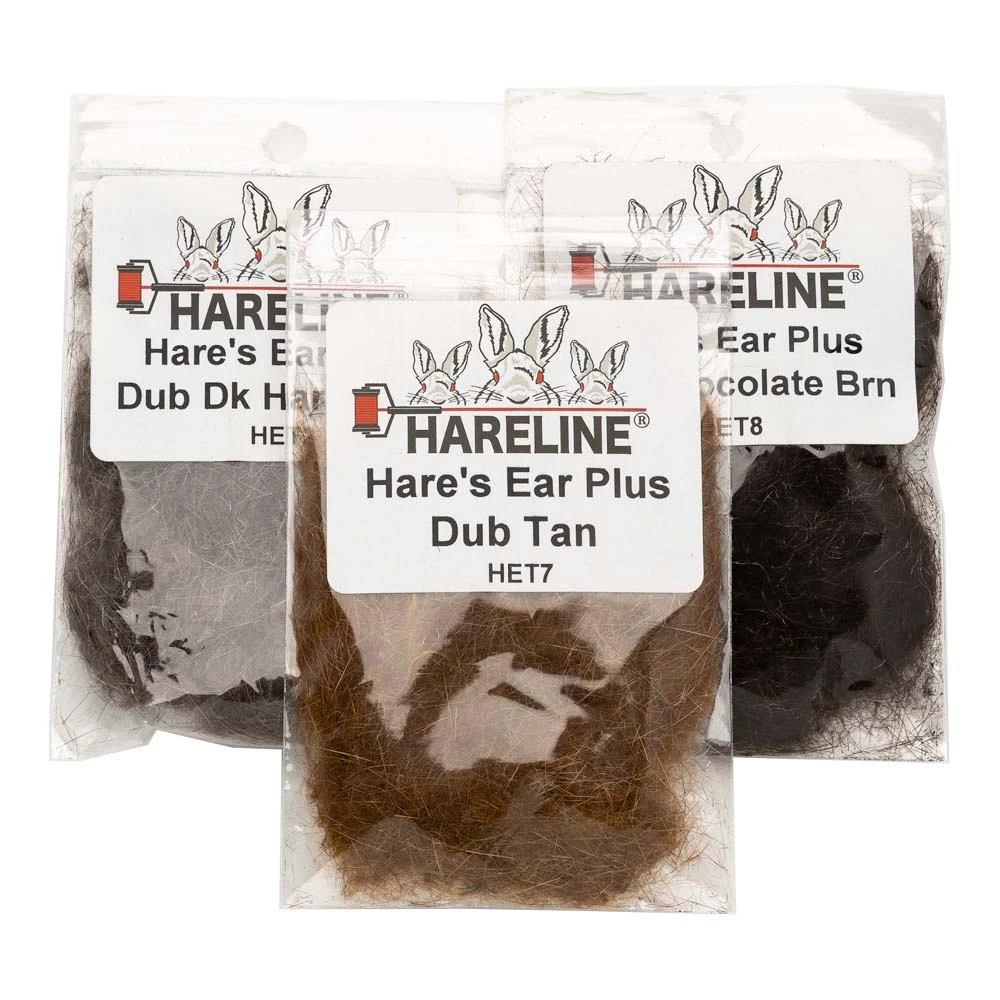 Hareline Dubbin Hare's Ear Plus Dubbing - Premium Fly Tying Material for Realistic Flies 1 Hareline Dubbin Hare's Ear Plus Dubbing