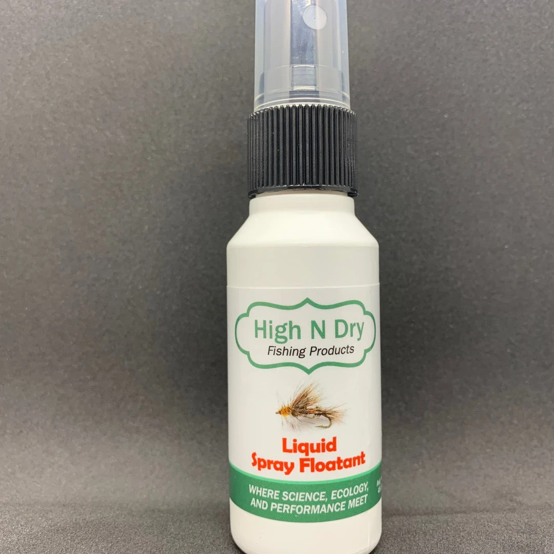 High N Dry Spray Floatant - Premium Fly Fishing Floatant for Dry Flies | Tools & Accessories 1 High N Dry Spray Floatant Tools & Accessories
