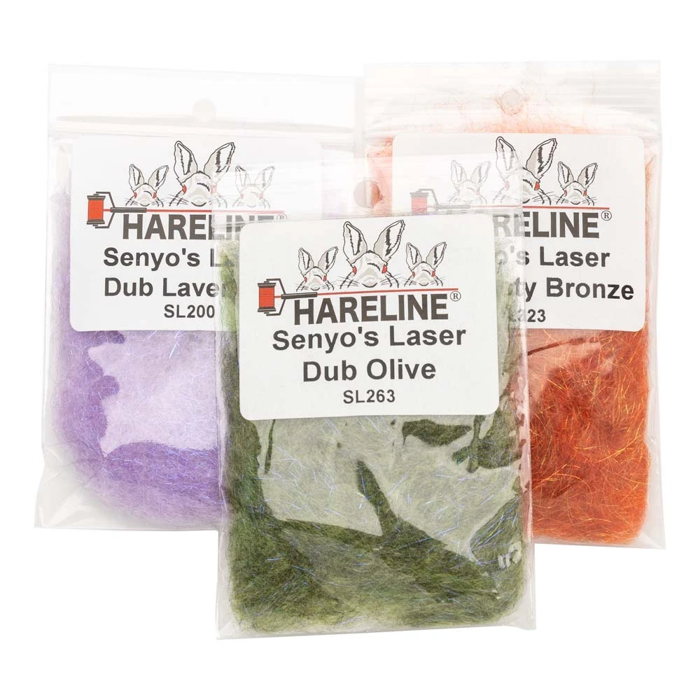 Hareline Dubbin Senyo's Laser Dub Dubbing - Premium Fly Tying Material for Realistic Flies 1 Hareline Dubbin Senyo's Laser Dub Dubbing