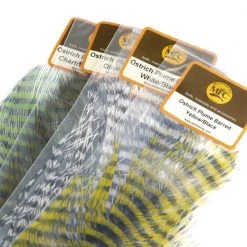 Montana Fly Company MFC Barred Ostrich Plumes Feathers & Hackle