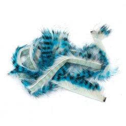 Hareline Dubbin Fur & Hair Magnum Tiger Barred Rabbit Strips