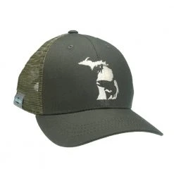 Rep Your Water Michigan Trout Trucker Headwear