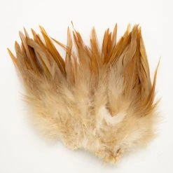 Wapsi Fly Strung Natural Rooster Saddles Feathers & Hackle