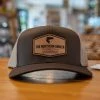 ATS Printing Headwear Northern Angler Leather Patch Trucker