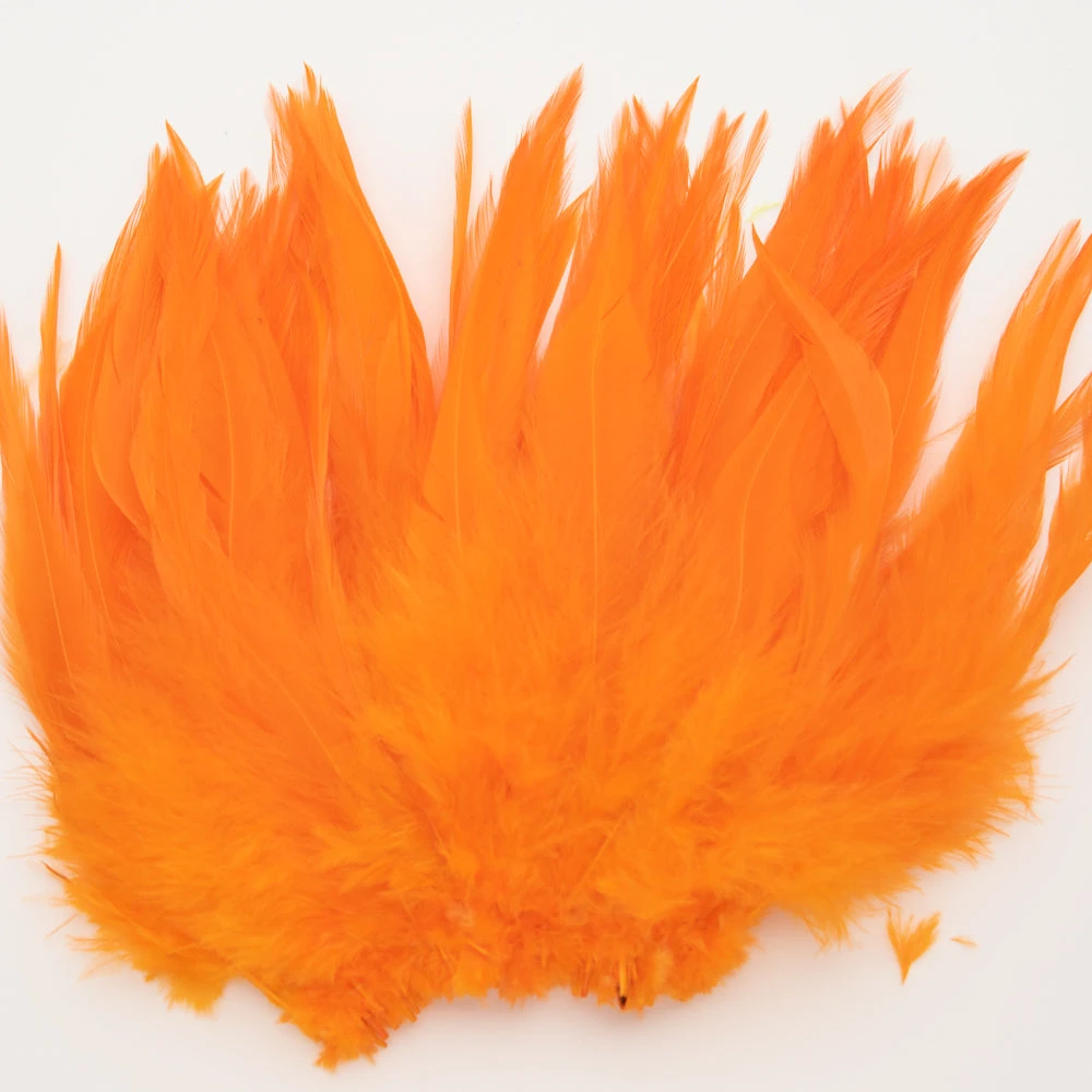 Wapsi Fly Strung Dyed Rooster Saddles - Premium Fly Tying Feathers for Fishing Flies 13 Wapsi Fly Strung Dyed Rooster Saddles