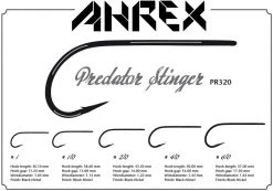 Hareline Dubbin Ahrex Predator Stinger PR320 Hooks & Shanks