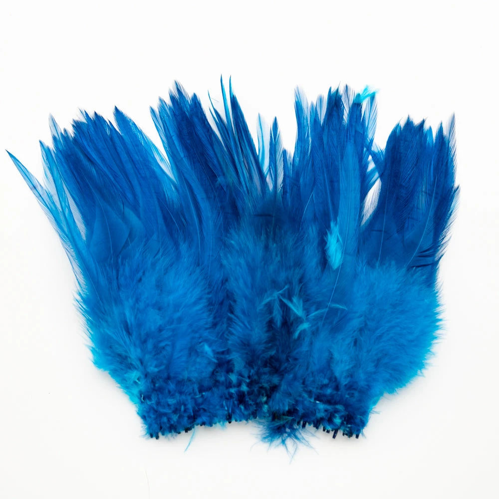 Wapsi Fly Strung Dyed Rooster Saddles - Premium Fly Tying Feathers for Fishing Flies 14 Wapsi Fly Strung Dyed Rooster Saddles