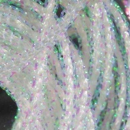 Hareline Dubbin Pearl Core Braid Chenille - Premium Fly Tying Material for Realistic Fly Patterns 5 Hareline Dubbin Pearl Core Braid Chenille, Braid & Body Materials