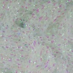 Hareline Dubbin Chenille, Braid & Body Materials Dyed Pearl Diamond Braid