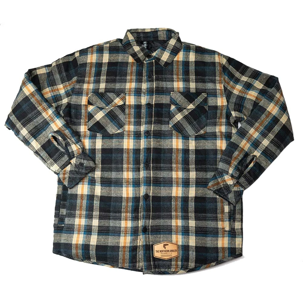 ATS Northern Angler Quilted Flannel Shirt - Plaid Print, Comfortable & Durable Shirts & Sweatshirts 1 ATS Printing Shirts & Sweatshirts Northern Angler Quilted Flannel Shirt Plaid