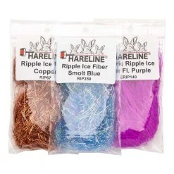 Hareline Dubbin Chenille, Braid & Body Materials Electric Ripple Ice Fiber