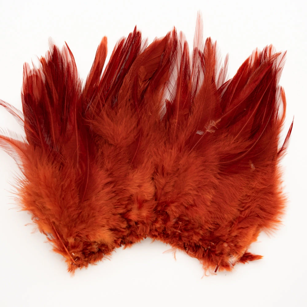 Wapsi Fly Strung Dyed Rooster Saddles - Premium Fly Tying Feathers for Fishing Flies 4 Wapsi Fly Strung Dyed Rooster Saddles