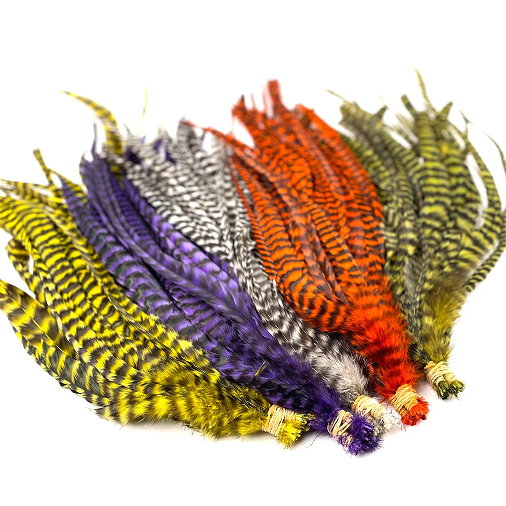 Nature's Spirit Whiting Schlappen Feather Bundles for Fly Tying | Premium Quality Hackle 1 Nature's Spirit Feathers & Hackle Whiting Schlappen Bundles