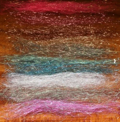 Hareline Dubbin Ice Wing Fiber Chenille, Braid & Body Materials