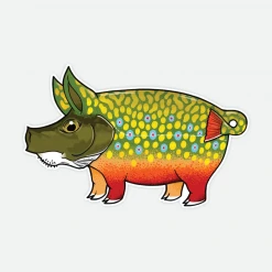 Remedy Provisions Gifts & Accessories Pig Brook Trout Decal