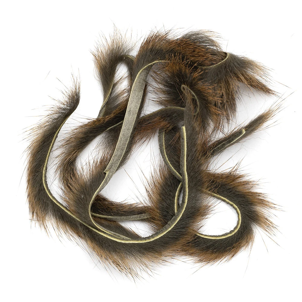 Wapsi Fly Micro Pine Squirrel Zonkers - Premium Fly Tying Fur & Hair for Fly Fishing 6 Wapsi Fly Micro Pine Squirrel Zonkers Fur & Hair