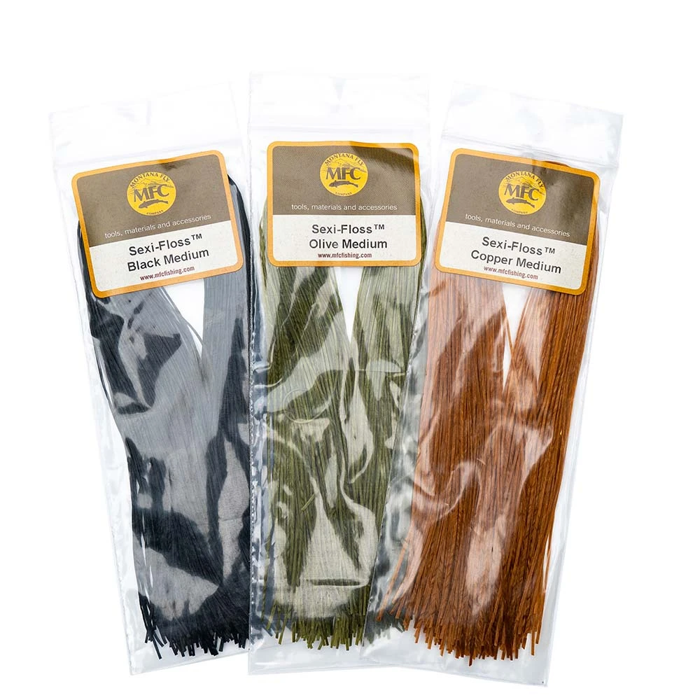 Montana Fly Company MFC Sexi Floss - Premium Chenille, Braid & Body Materials for Fly Tying 1 Montana Fly Company Chenille, Braid & Body Materials MFC Sexi Floss
