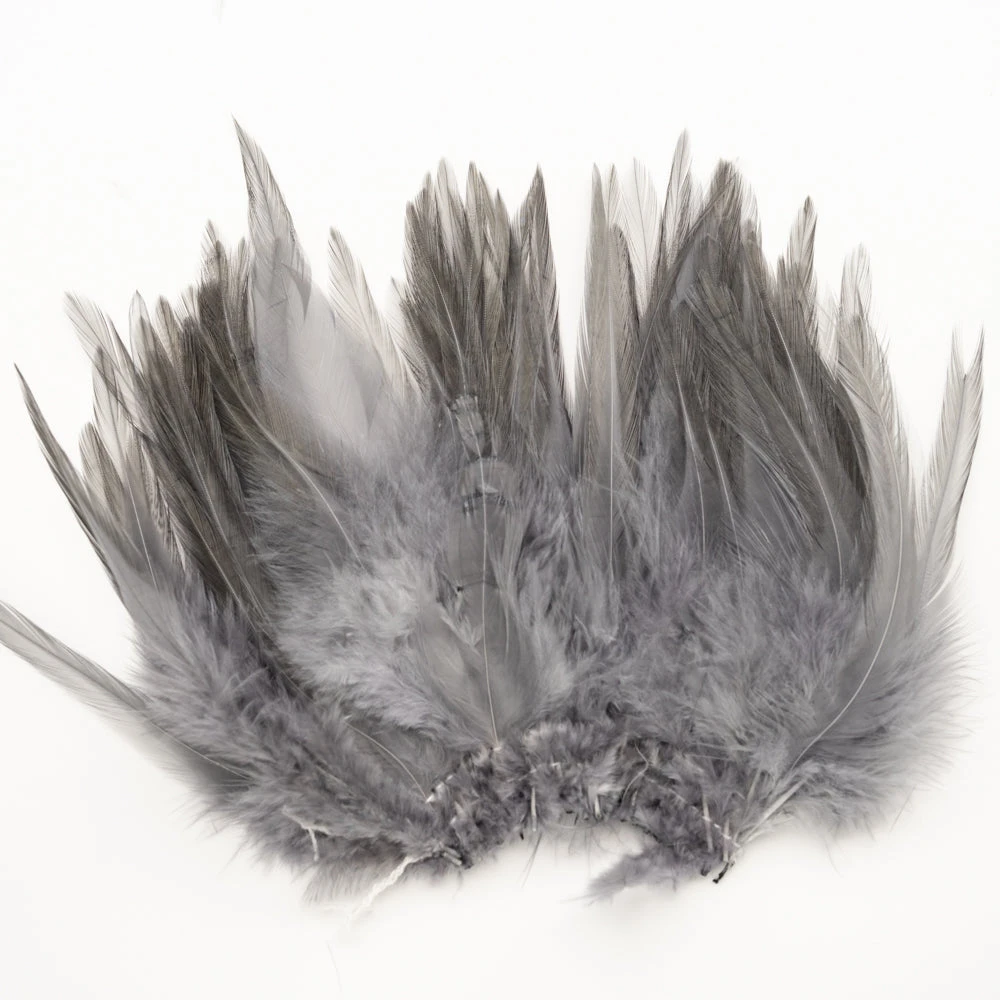 Wapsi Fly Strung Dyed Rooster Saddles - Premium Fly Tying Feathers for Fishing Flies 6 Wapsi Fly Strung Dyed Rooster Saddles