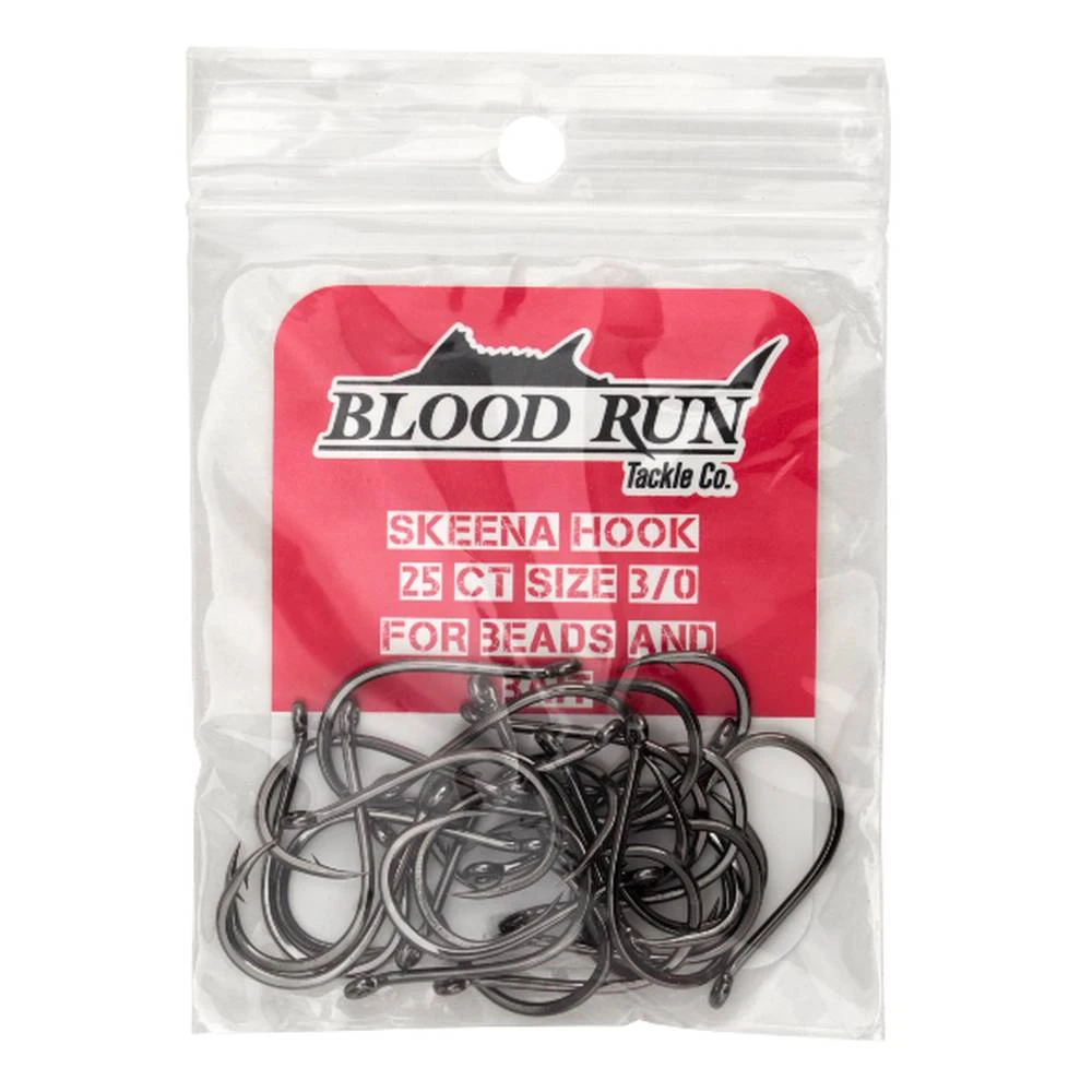FBK Flies Blood Run Skeena Hooks for Centerpin & Float Fishing - Premium Fly Tying Hooks 1 FBK Flies Blood Run Skeena Hooks Centerpin & Float Fishing