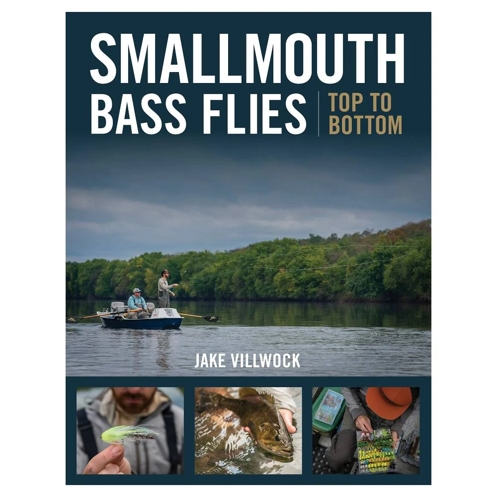 Smallmouth Bass Flies Book by Jake Villwock - Angler's Guide to Fly Fishing Techniques 1 Angler's Book Supply Books & DVDs Smallmouth Bass Flies By Jake Villwock