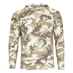 Simms Fishing Simms Solarflex Hoody Woodland Camo Sandbar