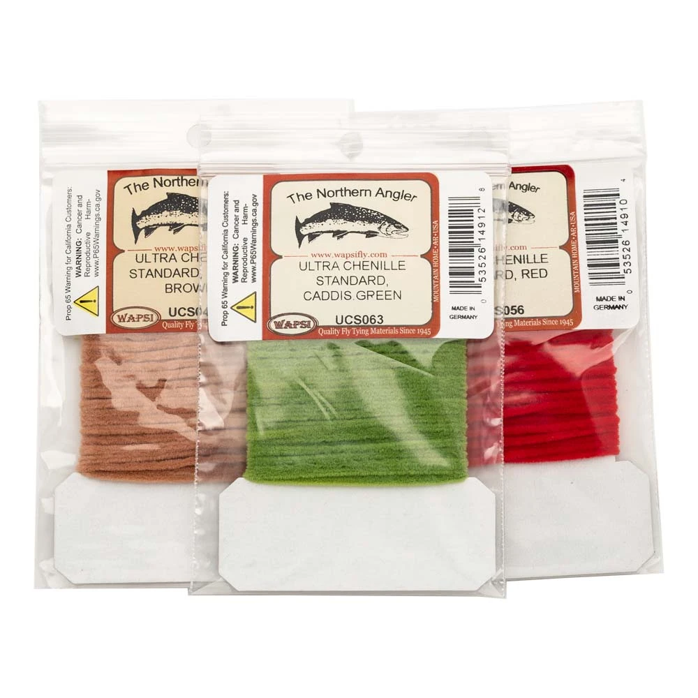 Wapsi Fly Tying Ultra Chenille - Premium Braid & Body Materials for Fly Tying 1 Wapsi Fly Chenille, Braid & Body Materials Ultra Chenille