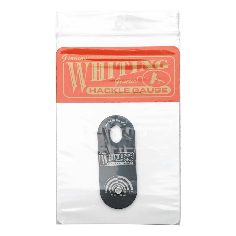 Nature's Spirit Whiting Hackle Gauge - Precision Fly Tying Tool for Feathers & Hackle 1 Nature's Spirit Fly Tying Tools Whiting Hackle Gauge