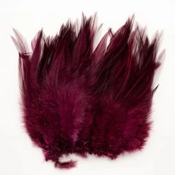 Wapsi Fly Strung Dyed Rooster Saddles - Premium Fly Tying Feathers for Fishing Flies 33 Wapsi Fly Strung Dyed Rooster Saddles