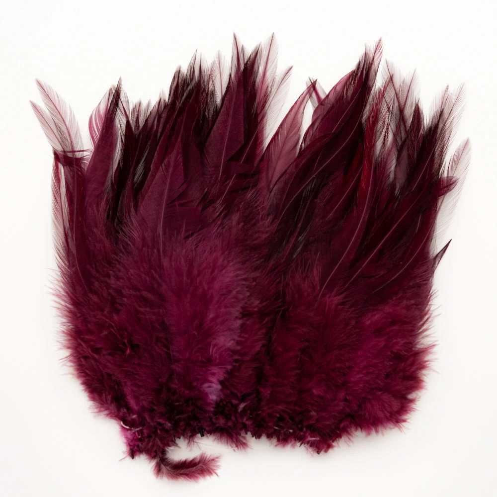 Wapsi Fly Strung Dyed Rooster Saddles - Premium Fly Tying Feathers for Fishing Flies 17 Wapsi Fly Strung Dyed Rooster Saddles